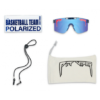 Pit Viper The Basketball Team Original Narrow Sunglasses - Polarized Blue Lens