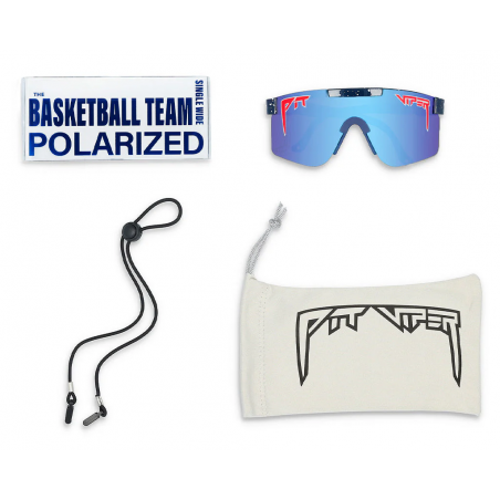 Pit Viper The Basketball Team Original Narrow Sunglasses - Polarized Blue Lens