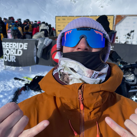 Pit Viper The Basketball Team Original Narrow Sunglasses - Polarized Blue Lens